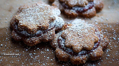 Eiwitrijke Linzer koekjes